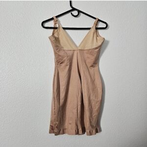 VS Spapewear Elegant Tan Sleeveless Dress Sz L